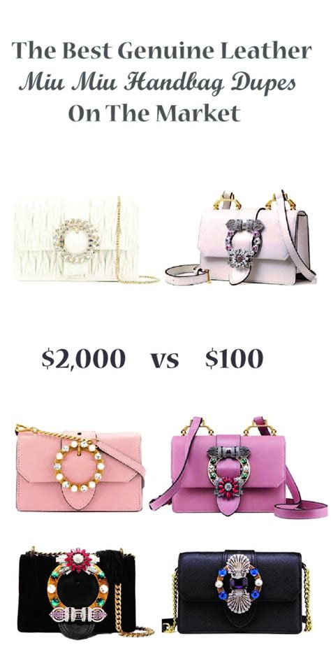 miu miu leather top handle bag dupe|dupe handbags miumiyu.